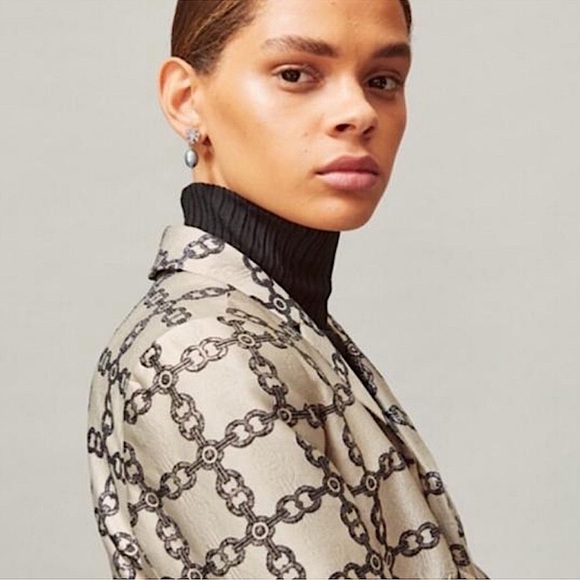 TORY BURCH • Silver Kira Pearl Drop Earrings - Picture 2 of 6